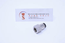 Load image into Gallery viewer, (CTCC-6-02) Watson Pneumatic Fitting Straight Connector Push-In Fitting 4mm to 1/4&quot; Female Thread BSP (Made in Taiwan)