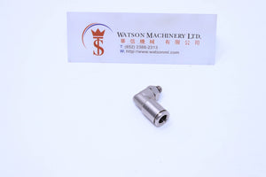 HB1006M5 6mm to M5 Swivel Elbow Brass Push-In Fitting