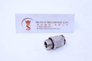HB041212 12mm to 1/2" Straight Parallel Male Brass Push-In Fitting