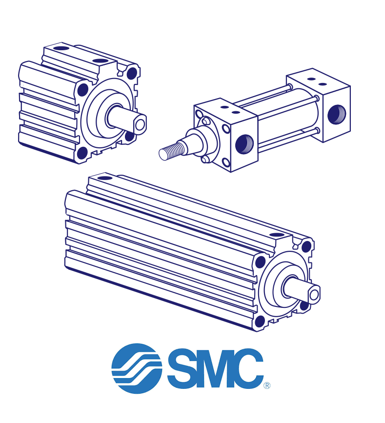 SMC C95SDB100-25-XC6 Pneumatic Cylinder
