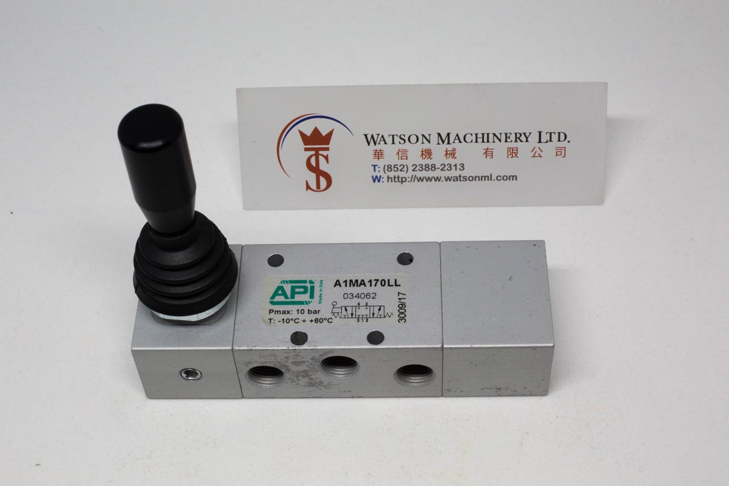 API A1MA170LL Manual Valve CC Spring Return Side Lever - Watson Machinery Hydraulics Pneumatics
