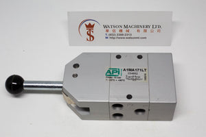 API A1MA171LT Manual Valve 1/8", 5/3, Automatic Spring Return - Watson Machinery Hydraulics Pneumatics