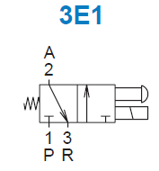 Mindman MVDC-220-3E1 DC24V (3V1) Solenoid Valve 3/2 1/8