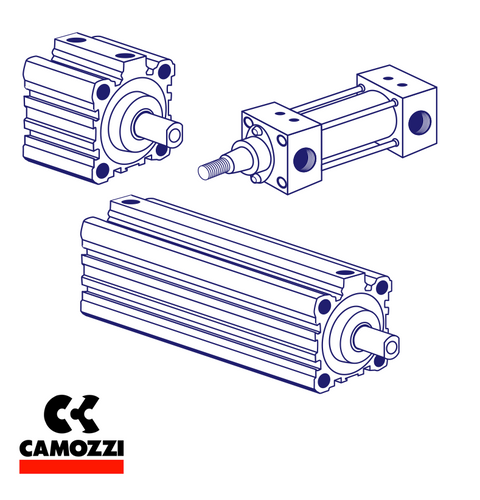 Camozzi MX3-1-KK Rapid Clamp Wall Mounting Kit with Flange, For FRL Series MX