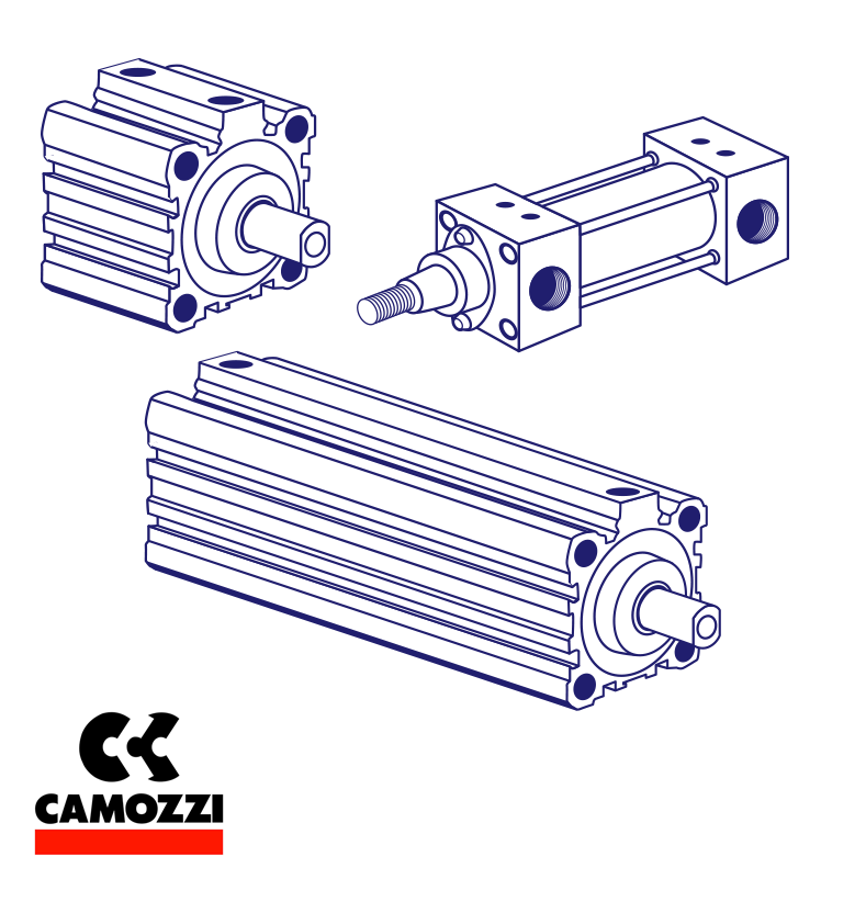 Camozzi U 41 125 Mod U, Piston Rod Lock Nut, ISO & VDMA Mounting to suit 24, 32, 60 & 61 Series Cylinder