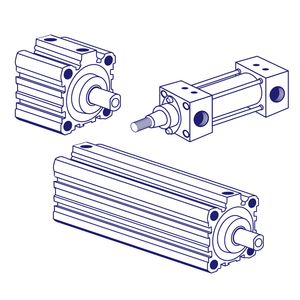 Mindman FAC-MCQV-32 Pneumatic Cylinder