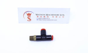 (CTD-4-01) Watson Pneumatic Fitting Run Tee 4mm to 1/8" Thread BSP (Made in Taiwan)