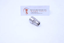 Load image into Gallery viewer, API R131038 3/8&quot; Female to 10mm Push-in Fitting (Nickel Plated Brass) (Made in Italy) - Watson Machinery Hydraulics Pneumatics