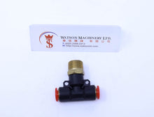 Load image into Gallery viewer, (CTB-8-03) Watson Pneumatic Fitting Branch Tee 8mm to 3/8&quot; Thread BSP (Made in Taiwan)