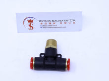 Load image into Gallery viewer, (CTB-10-03) Watson Pneumatic Fitting Branch Tee 10mm to 3/8&quot; Thread BSP (Made in Taiwan)
