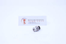 Load image into Gallery viewer, (CTC-6-02) Watson Pneumatic Fitting Straight Connector Push-In Fitting 6mm to 1/4&quot; Thread BSP (Made in Taiwan)