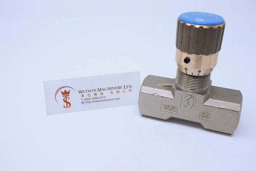 Tognella 1251/2-01-34 210 bar 2 way Needle Valve Flow Control