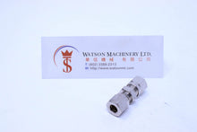 Load image into Gallery viewer, API O140600 (O140606) Compression Fitting Union 6mm (Nickel Plated Brass) (Made in Italy) - Watson Machinery Hydraulics Pneumatics