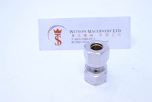 Load image into Gallery viewer, API O131038 Compression Fitting Female BSP Stud 3/8&quot; to 10mm (Nickel Plated Brass) (Made in Italy) - Watson Machinery Hydraulics Pneumatics