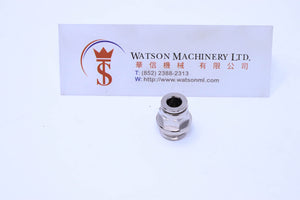API R120614 1/4" to 6mm Push-in Fitting (Nickel Plated Brass) (Made in Italy) - Watson Machinery Hydraulics Pneumatics