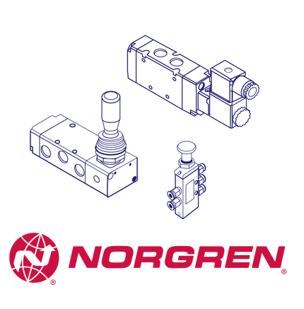 Norgren M/1553/8 Mechanical Valve (Roller/Spring 3/2 M5)