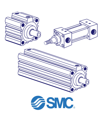 SMC RQF20-30M Pneumatic Cylinder