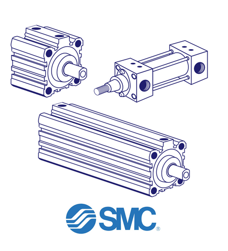 SMC CQ2B16-10TM Pneumatic Cylinder
