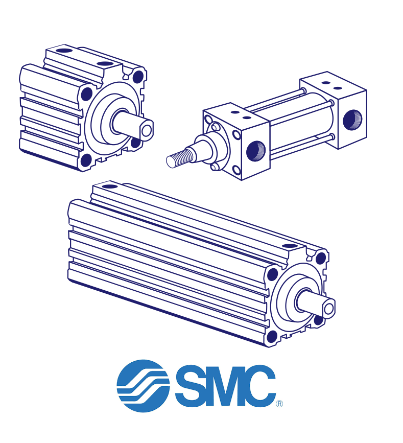 SMC MUB40-75D Pneumatic Cylinder