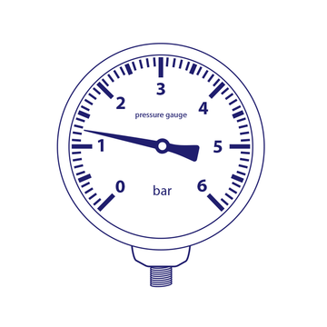 Watson Stainless Steel 150K Back Connection Pressure Gauge