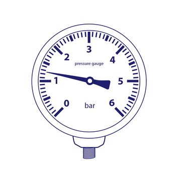 Watson Stainless Steel 10K FA Back Connection Pressure Gauge