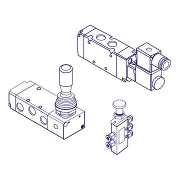 Airtac M5R11006G 5/2 Air Valve